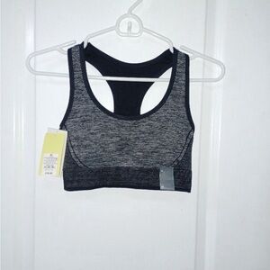 All in Motion Heathered Black Sports Bra